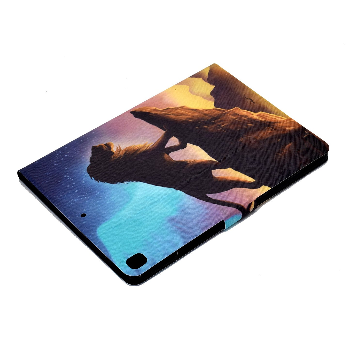 For iPad 10.2 (2020) / (2019) / iPad Air 10.5 inch (2019) Card Slots Stand Leather Case Stylish Pattern Printing Shockproof Magnetic Anti-fall Tablet Cover