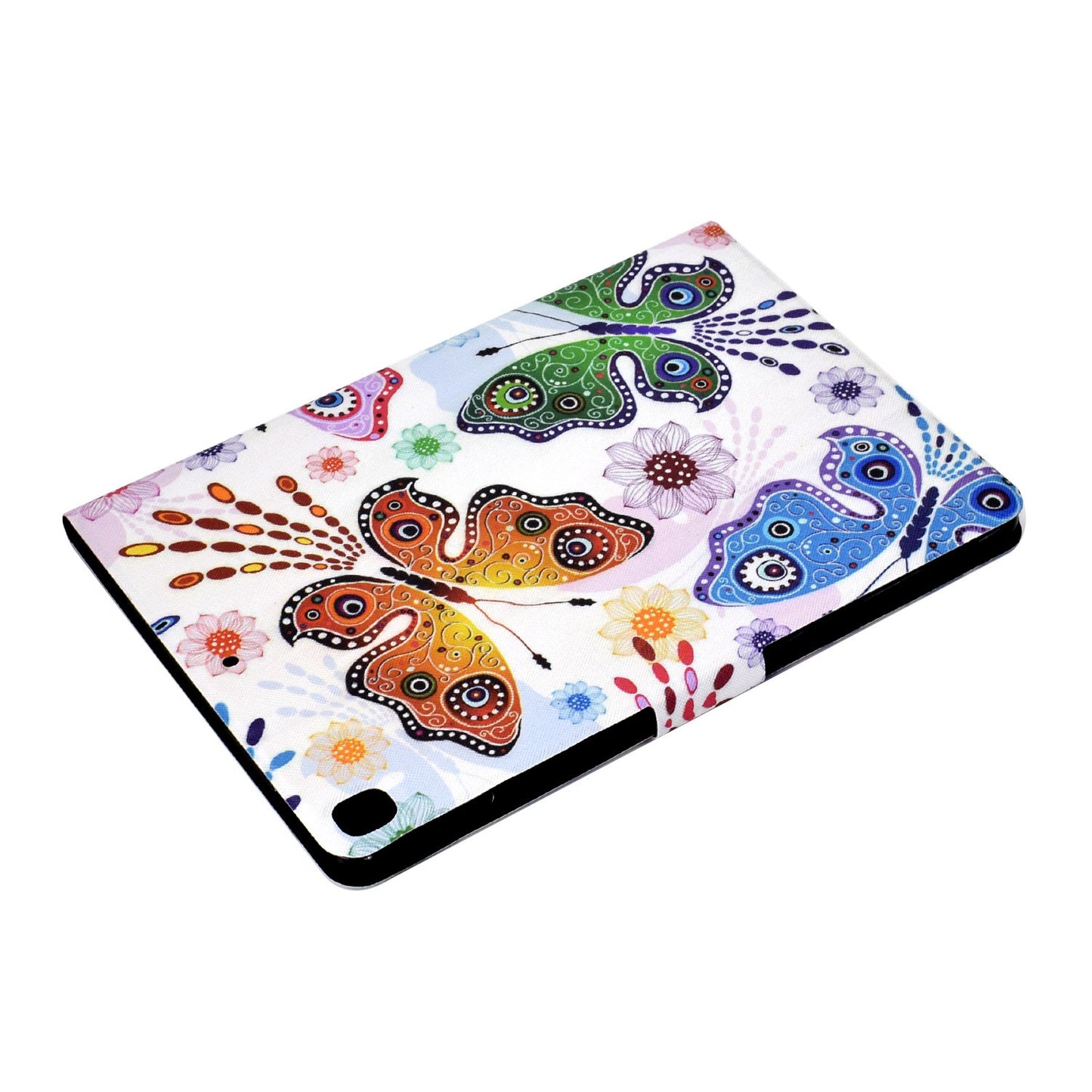 For iPad 10.2 (2020) / (2019) / iPad Air 10.5 inch (2019) Card Slots Stand Leather Case Stylish Pattern Printing Shockproof Magnetic Anti-fall Tablet Cover
