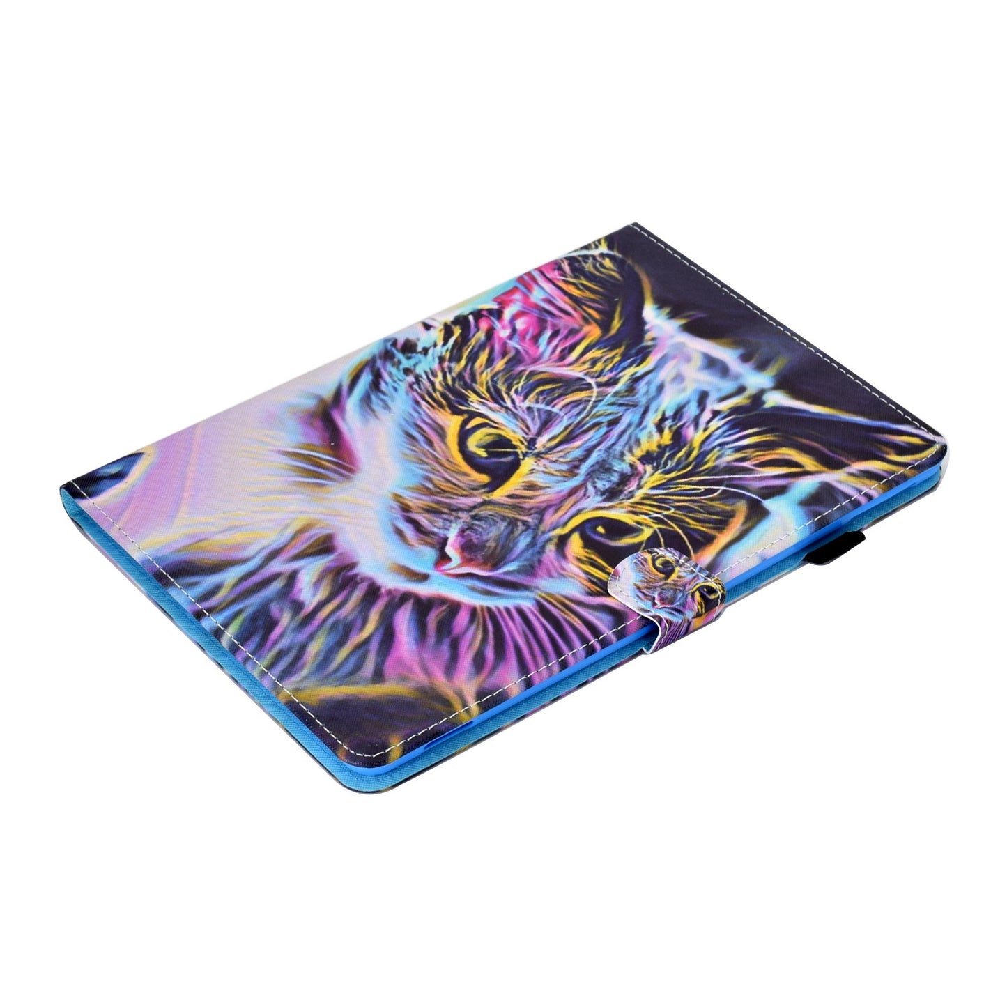 For iPad 10.2 (2020) / (2019) / iPad Air 10.5 inch (2019) Stand Leather Shockproof Case Pattern Printing Card Slots Magnetic Closure Tablet Cover