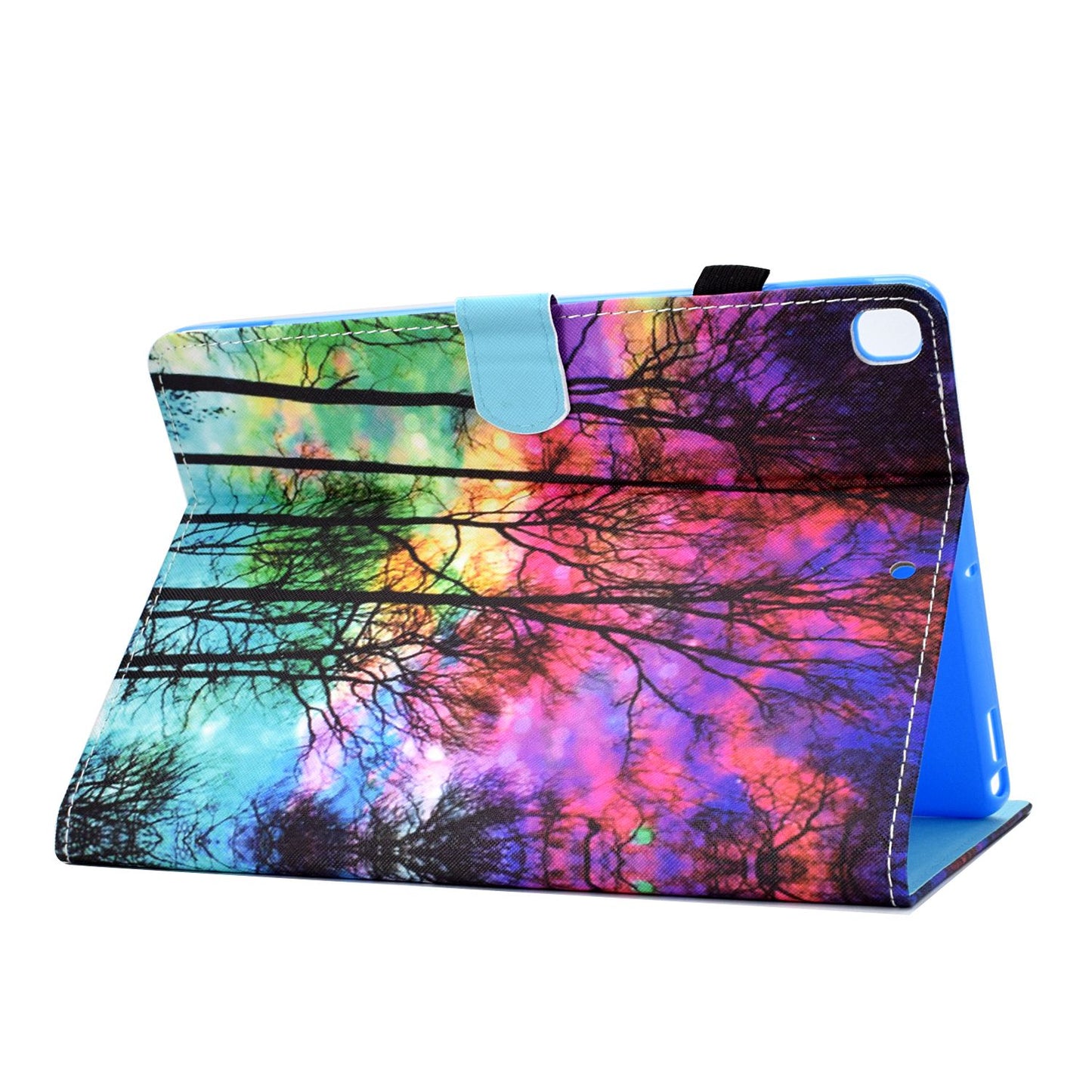 For iPad 10.2 (2020) / (2019) / iPad Air 10.5 inch (2019) Stand Leather Shockproof Case Pattern Printing Card Slots Magnetic Closure Tablet Cover