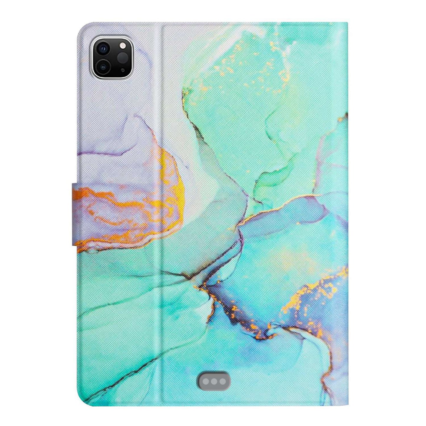 For iPad Pro 11-inch (2018) / (2020) / iPad Air (2022) / (2020) Marble Pattern PU Leather Tablet Case Auto Wake / Sleep Cover with Stand Card Holder