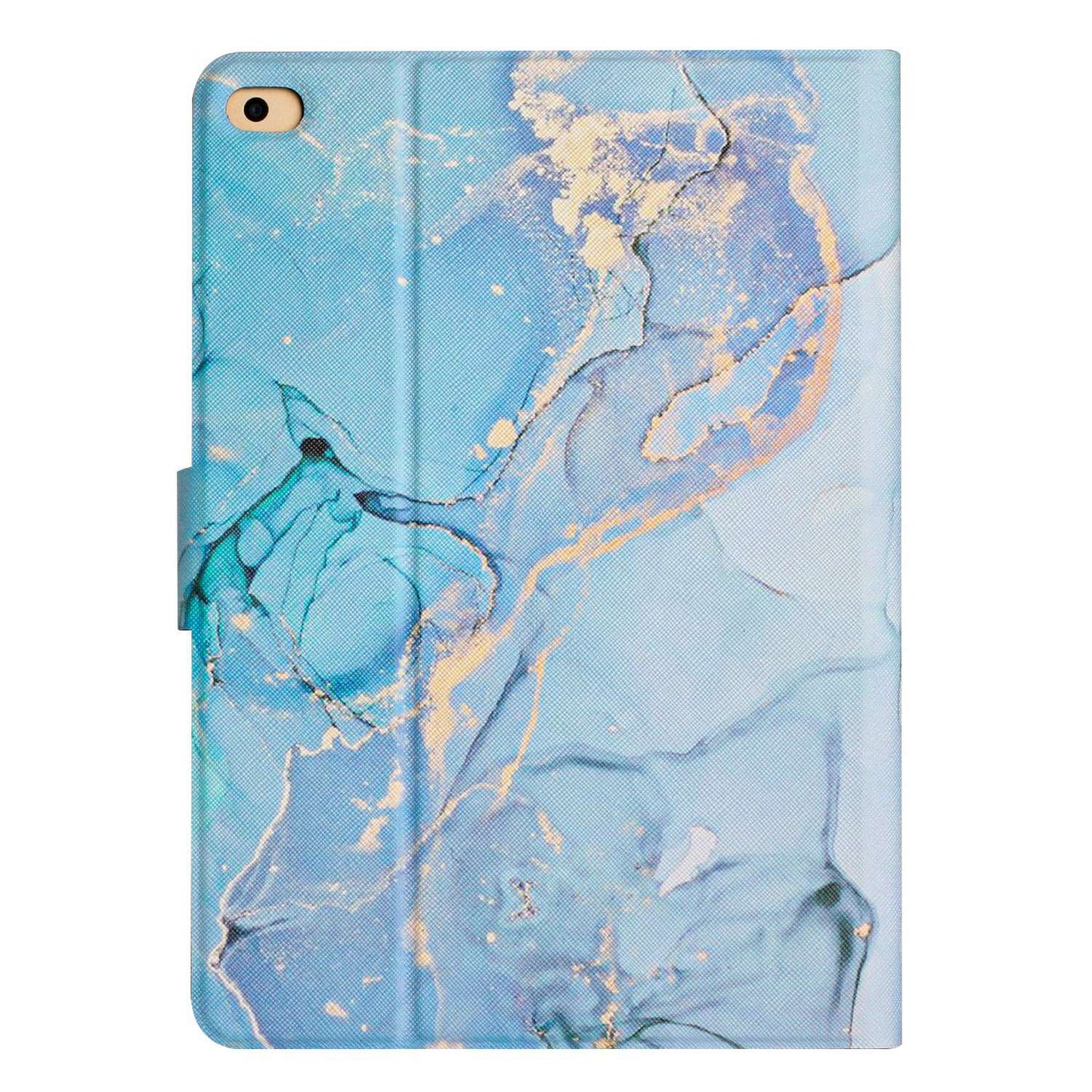 For iPad 9.7-inch (2018) / (2017) / iPad Air (2013) / Air 2 Stand Card Holder Marble Pattern Case PU Leather Tablet Cover with Auto Wake / Sleep