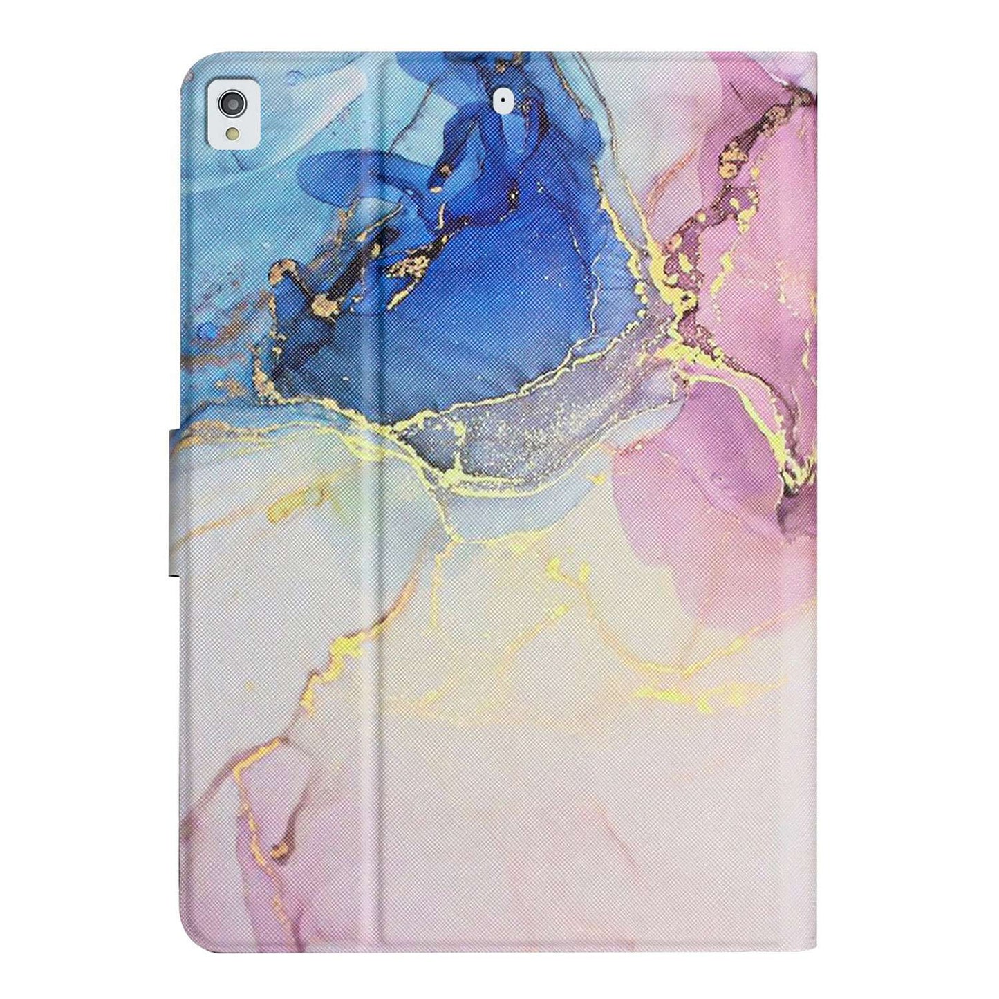 For iPad 10.2 (2021) / (2020) / iPad Air 10.5 inch (2019) Marble Pattern Printing Stand Leather Tablet Case with Card Holder and Auto Wake / Sleep