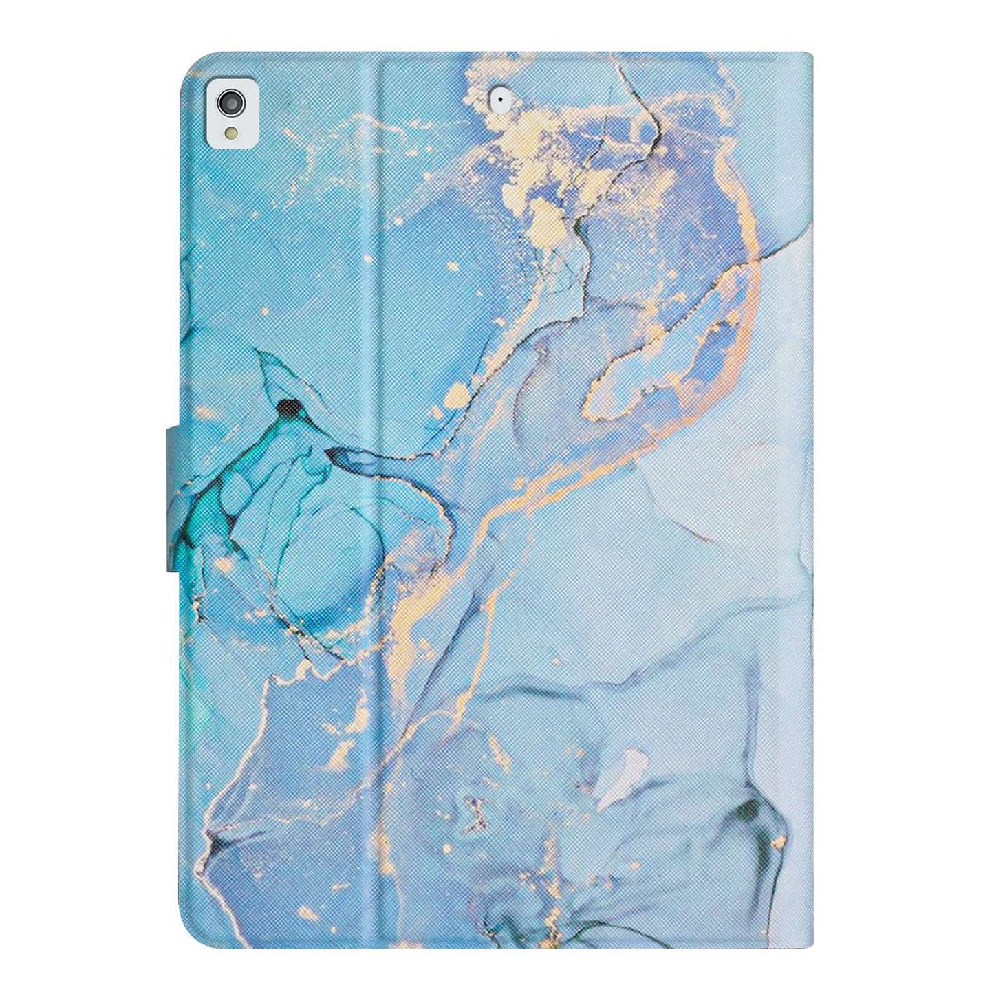 For iPad 10.2 (2021) / (2020) / iPad Air 10.5 inch (2019) Marble Pattern Printing Stand Leather Tablet Case with Card Holder and Auto Wake / Sleep