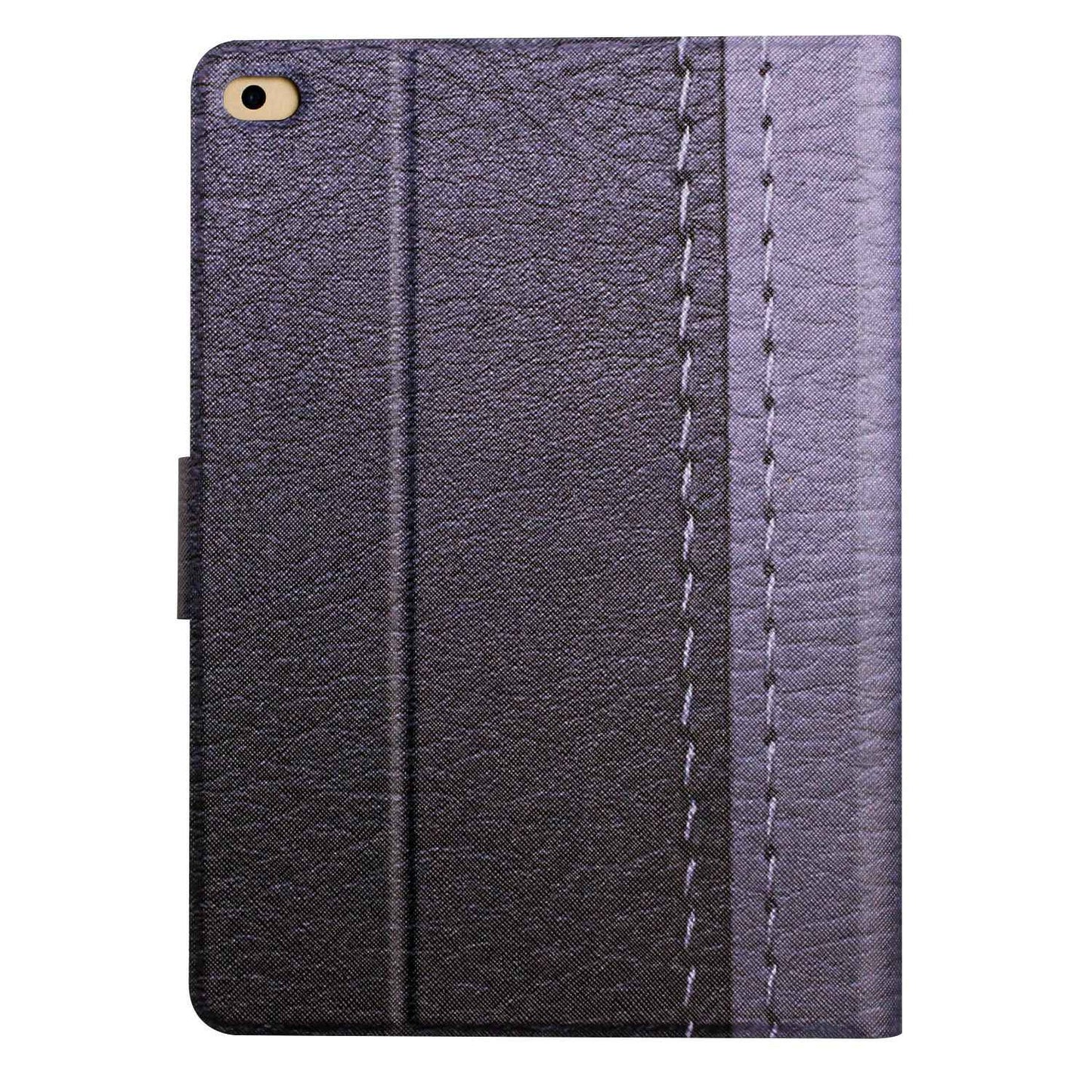 For iPad 9.7-inch (2018) / (2017) / iPad Air (2013) / Air 2 Bi-color Splicing Tablet Case PU Leather Stand Card Holder Anti-scratch Protective Shell