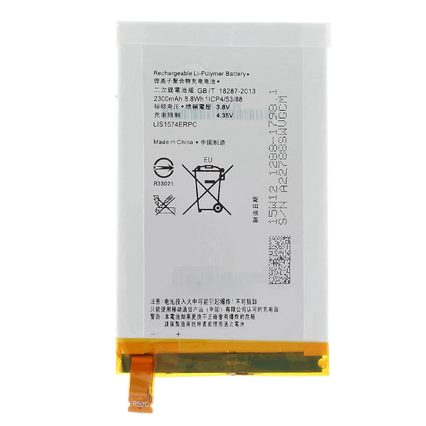 3.8V 2300mAh Phone Battery for Sony Xperia E4 / Xperia E4g Battery LIS1574ERPC Replacement Part (Without Logo)