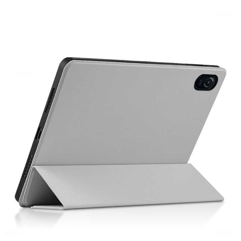 For Honor Pad 8 Protective Cover TPU+PU Leather Anti-Drop Case Shockproof Skin-Touch Tablet Case with Three-fold Stand