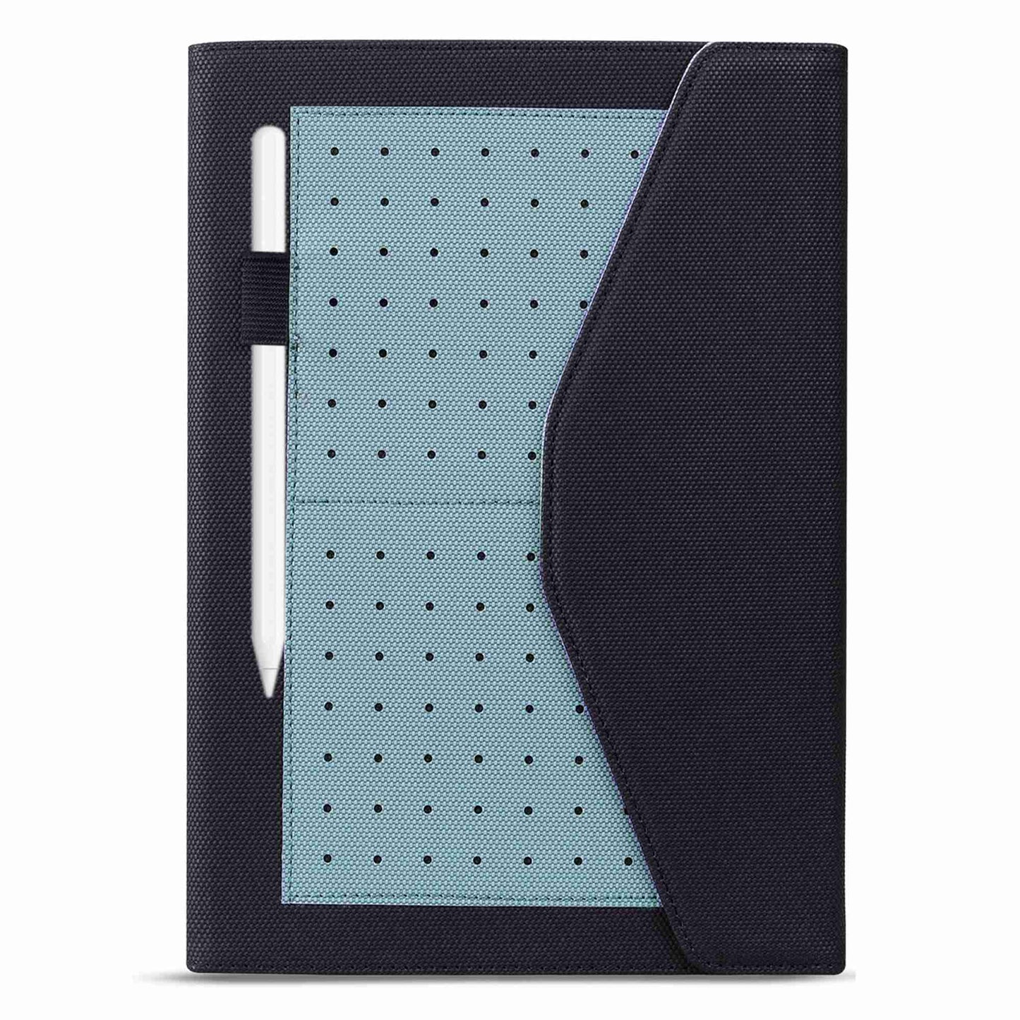 For Lenovo Tab P11 TB-J606F / Tab P11 5G Stand Tablet Case Business Style Splicing Anti-drop Protective Cover with Card Holder and Pen Holder Loop
