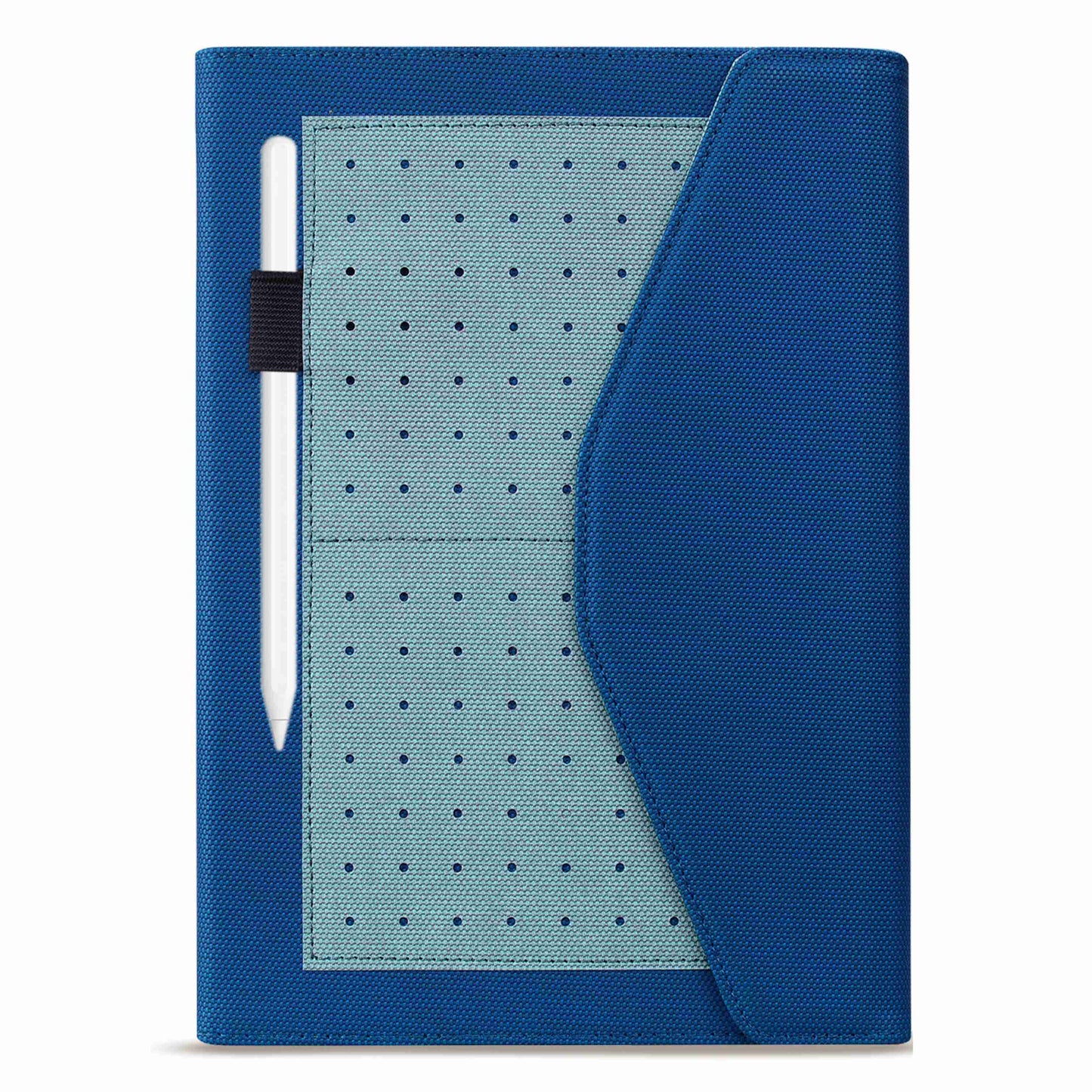 For Lenovo Tab P11 TB-J606F / Tab P11 5G Stand Tablet Case Business Style Splicing Anti-drop Protective Cover with Card Holder and Pen Holder Loop