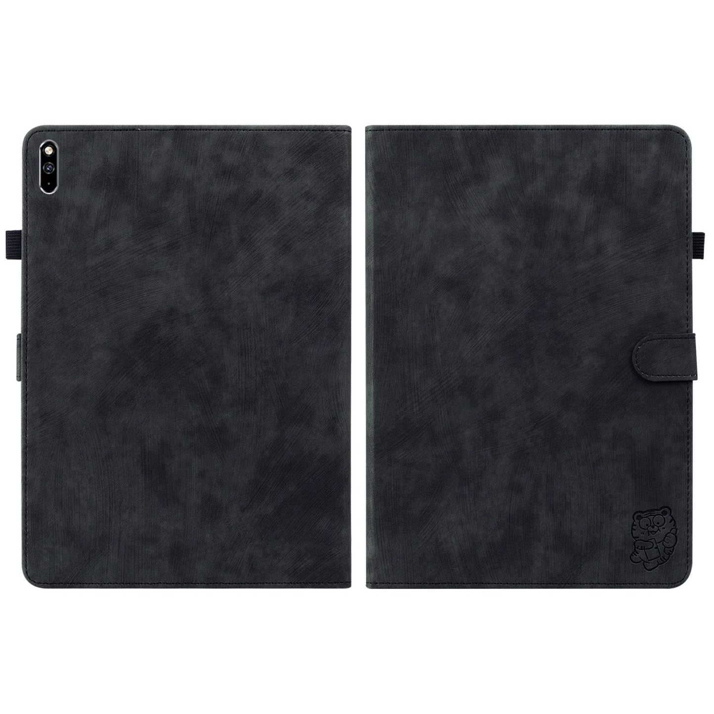 For Huawei MatePad Pro 10.8 (2021) Cute Tiger Pattern Imprinted Tablet Case Adjustable Stand Design TPU+PU Leather Shell with Card Slot
