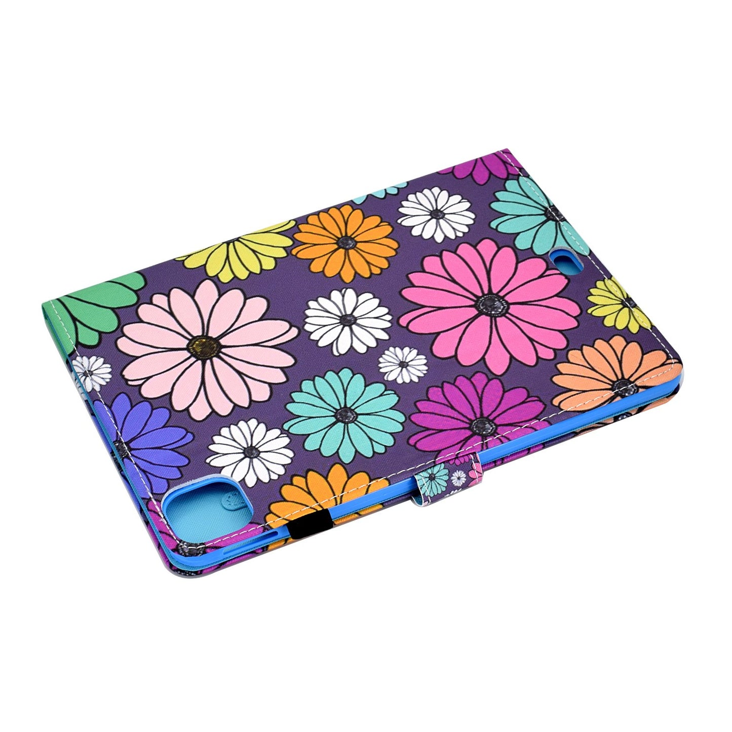 For iPad Pro 11-inch (2018) / (2020) / Air (2020) / (2022) Pattern Printing Tablet Case Stitching PU Leather Card Slots Stand Cover with Pencil Holder