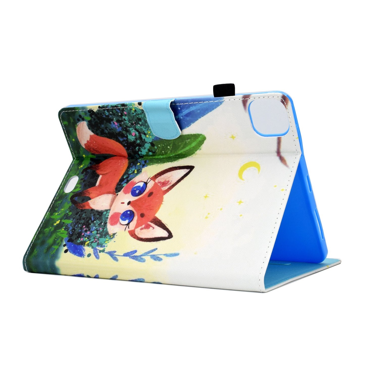 For iPad Pro 11-inch (2018) / (2020) / Air (2020) / (2022) Pattern Printing Tablet Case Stitching PU Leather Card Slots Stand Cover with Pencil Holder