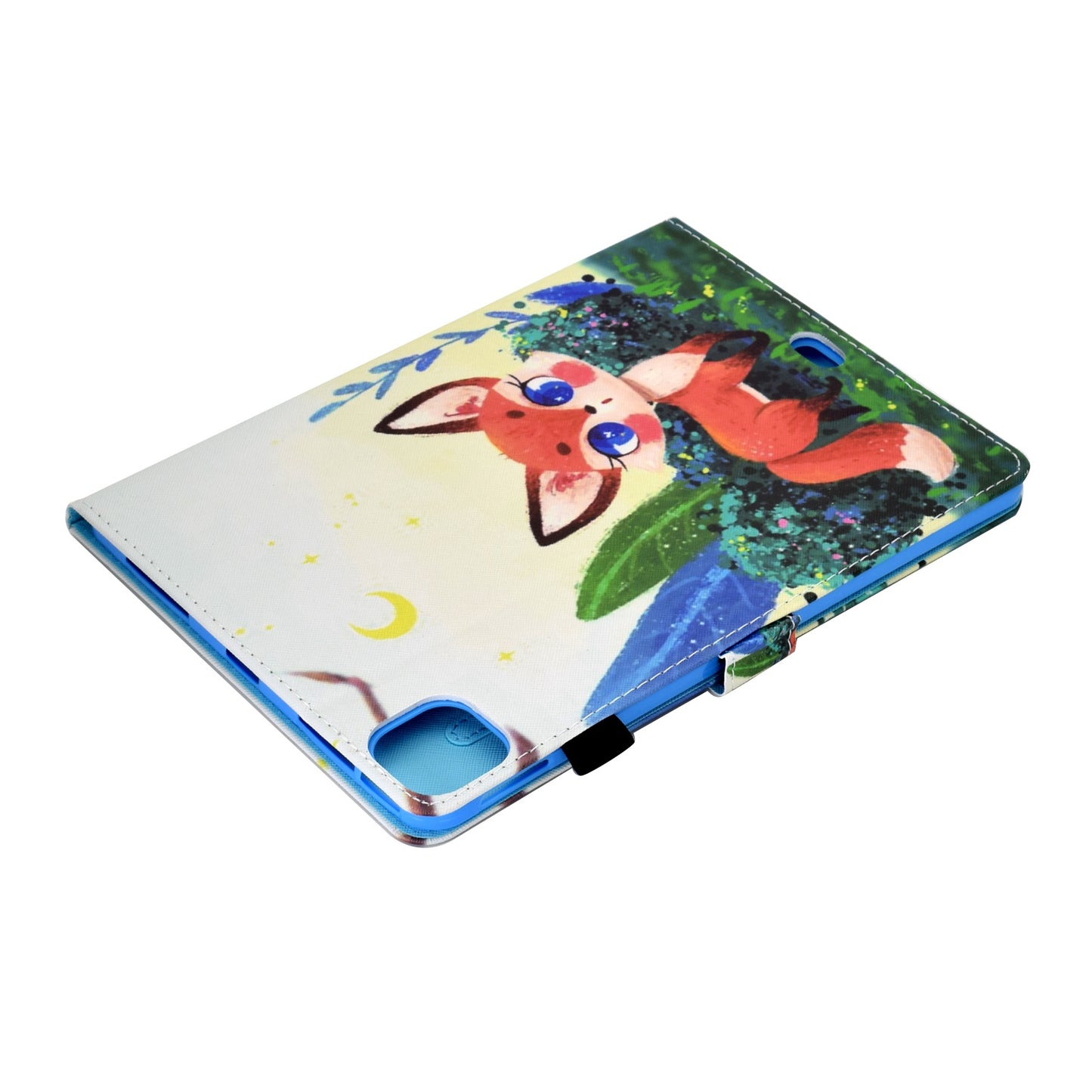 For iPad Pro 11-inch (2018) / (2020) / Air (2020) / (2022) Pattern Printing Tablet Case Stitching PU Leather Card Slots Stand Cover with Pencil Holder