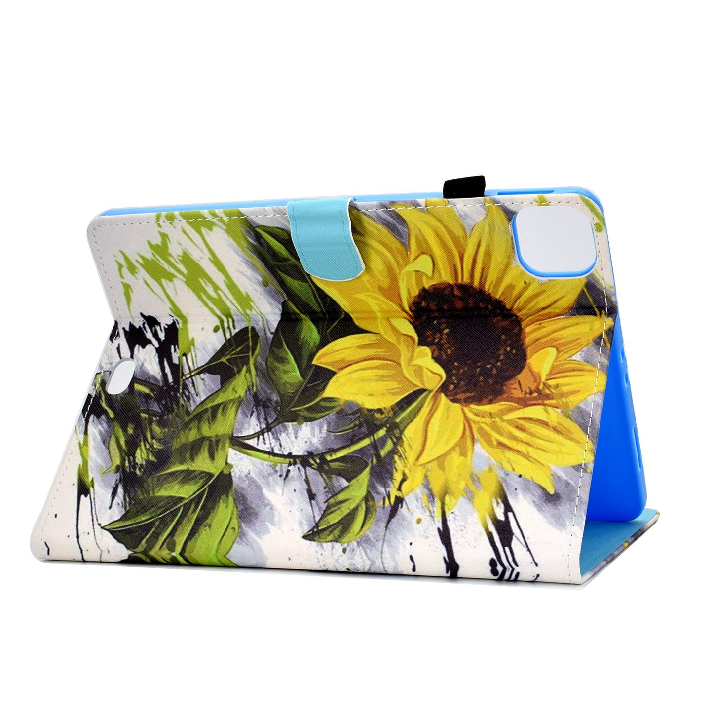 For iPad Pro 11-inch (2018) / (2020) / Air (2020) / (2022) Pattern Printing Tablet Case Stitching PU Leather Card Slots Stand Cover with Pencil Holder