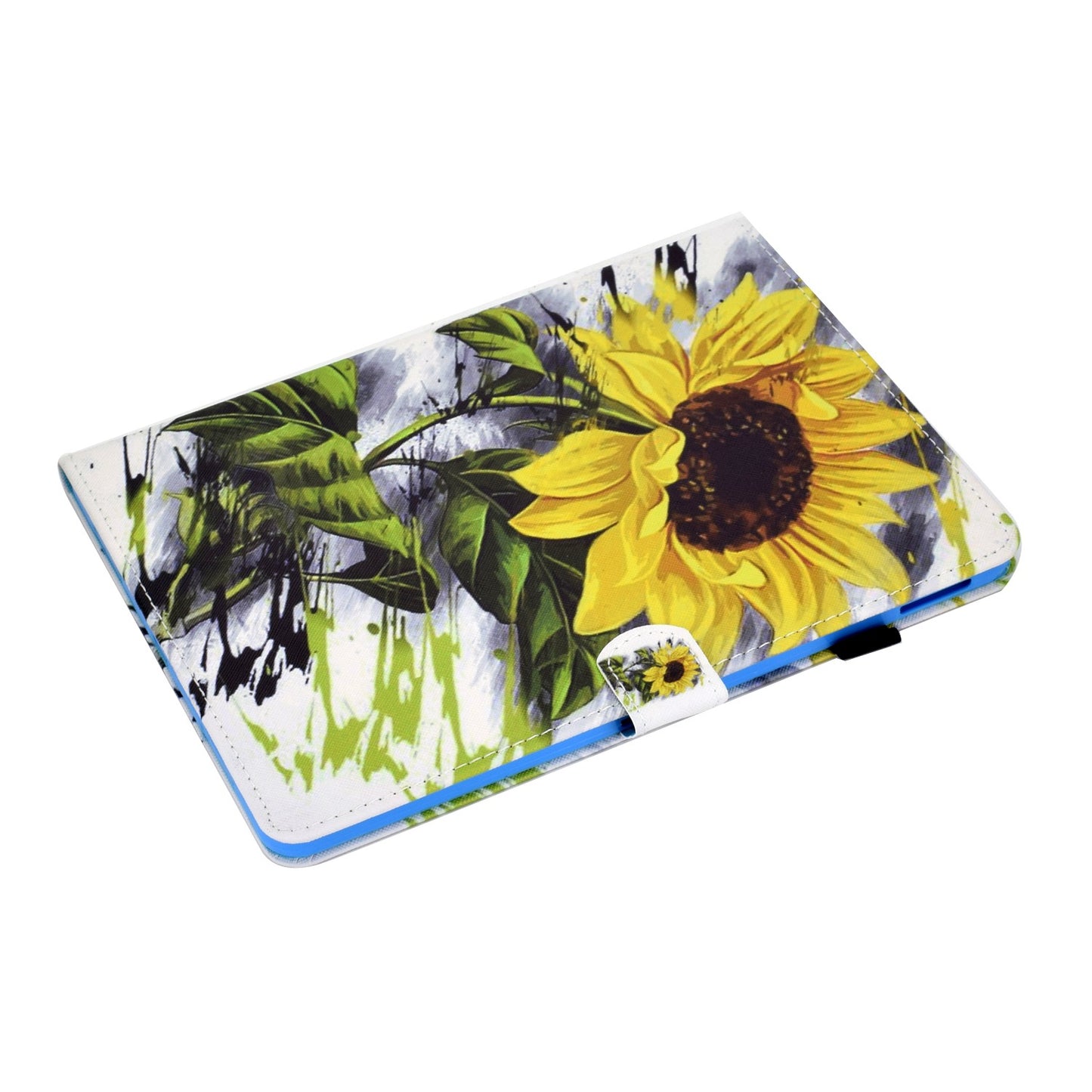 For iPad Pro 11-inch (2018) / (2020) / Air (2020) / (2022) Pattern Printing Tablet Case Stitching PU Leather Card Slots Stand Cover with Pencil Holder