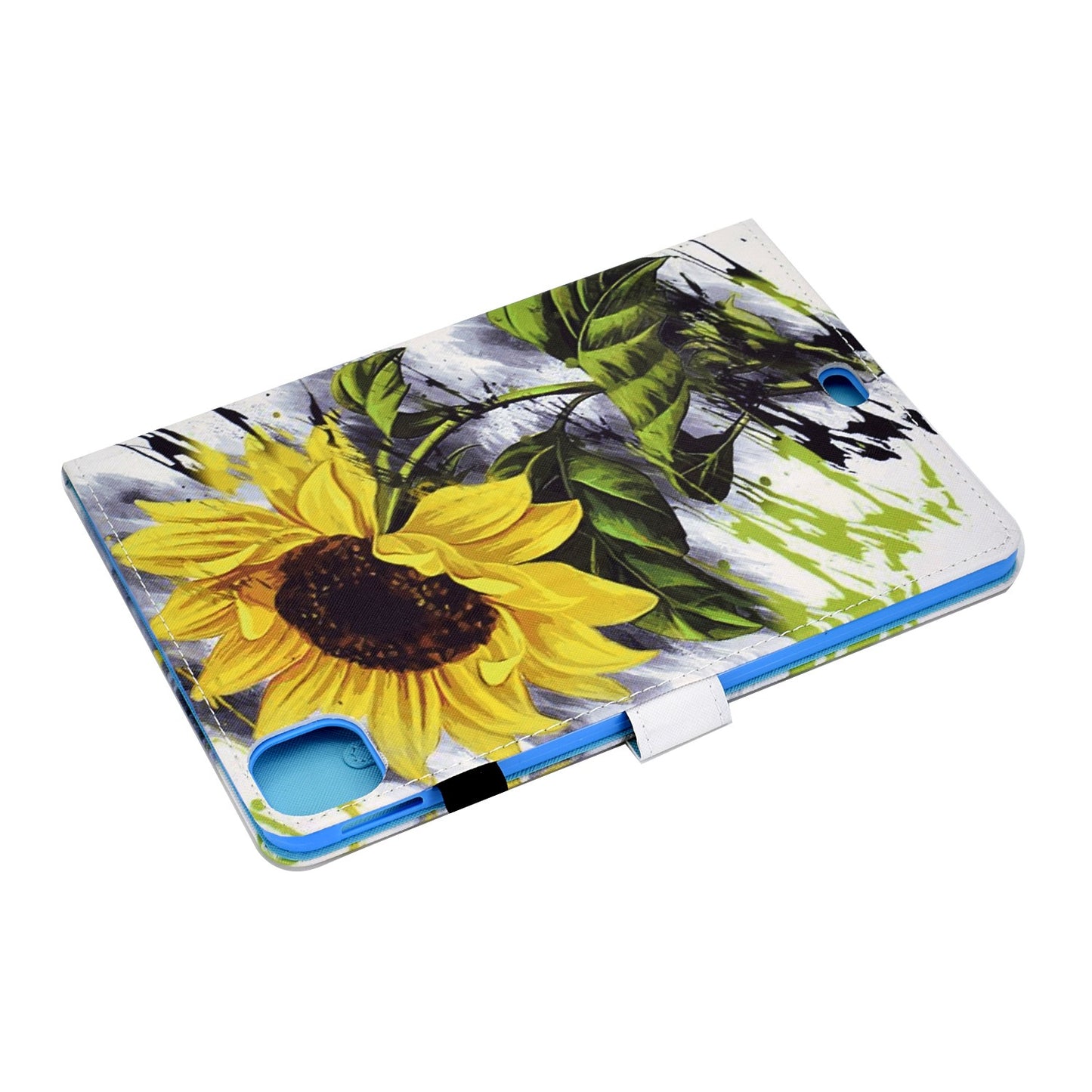 For iPad Pro 11-inch (2018) / (2020) / Air (2020) / (2022) Pattern Printing Tablet Case Stitching PU Leather Card Slots Stand Cover with Pencil Holder