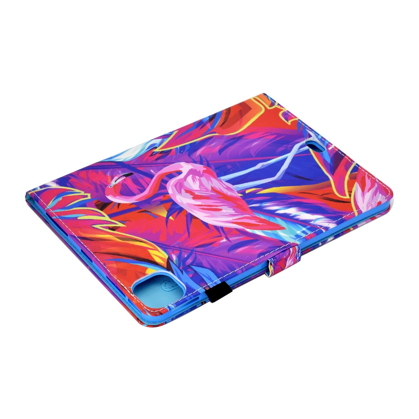 For iPad Pro 11-inch (2018) / (2020) / Air (2020) / (2022) Pattern Printing Tablet Case Stitching PU Leather Card Slots Stand Cover with Pencil Holder