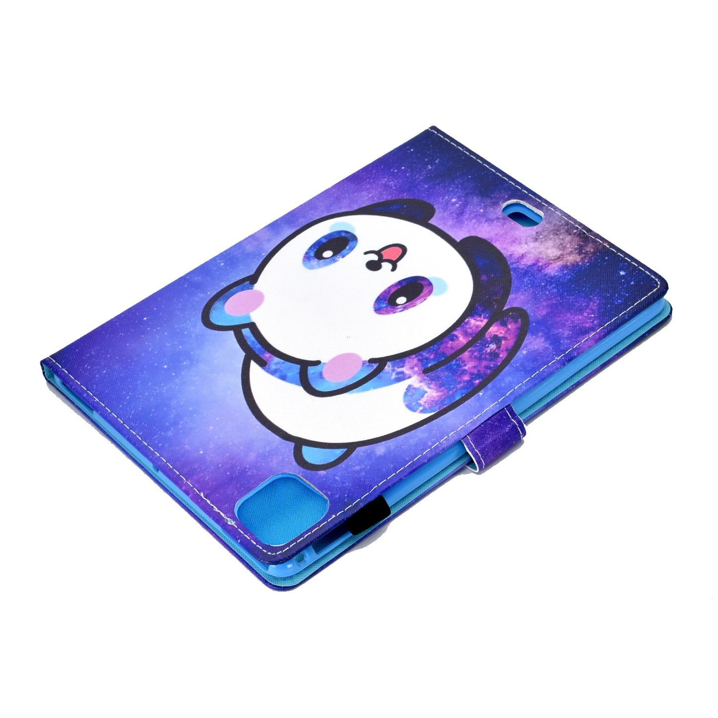 For iPad Pro 11-inch (2018) / (2020) / Air (2020) / (2022) Pattern Printing Tablet Case Stitching PU Leather Card Slots Stand Cover with Pencil Holder