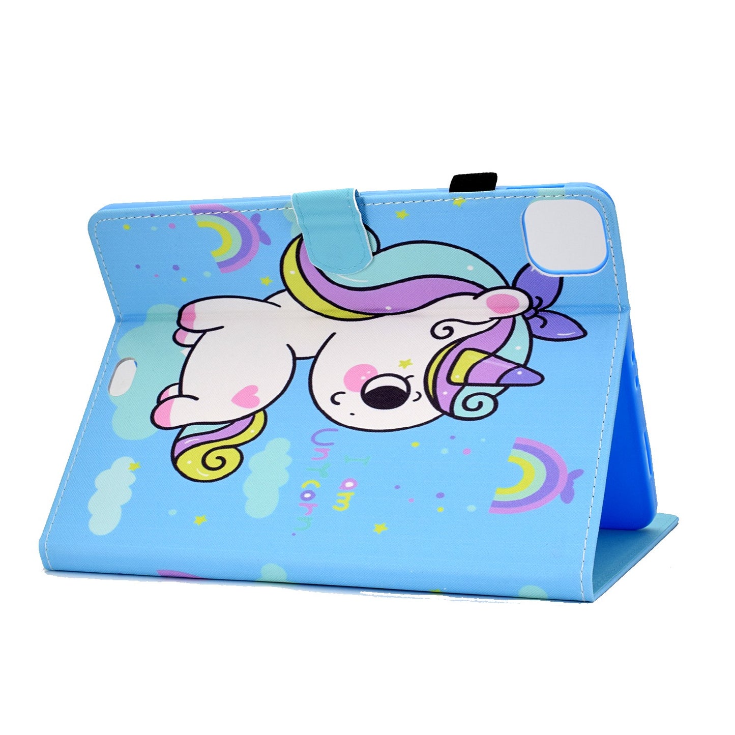 For iPad Pro 11-inch (2018) / (2020) / Air (2020) / (2022) Pattern Printing Tablet Case Stitching PU Leather Card Slots Stand Cover with Pencil Holder