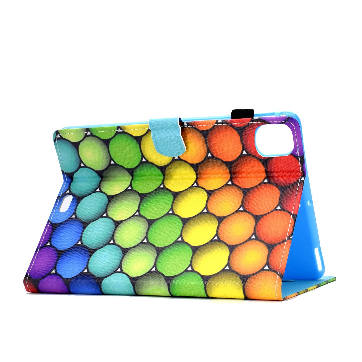 For iPad Pro 11-inch (2018) / (2020) / Air (2020) / (2022) Pattern Printing Tablet Case Stitching PU Leather Card Slots Stand Cover with Pencil Holder