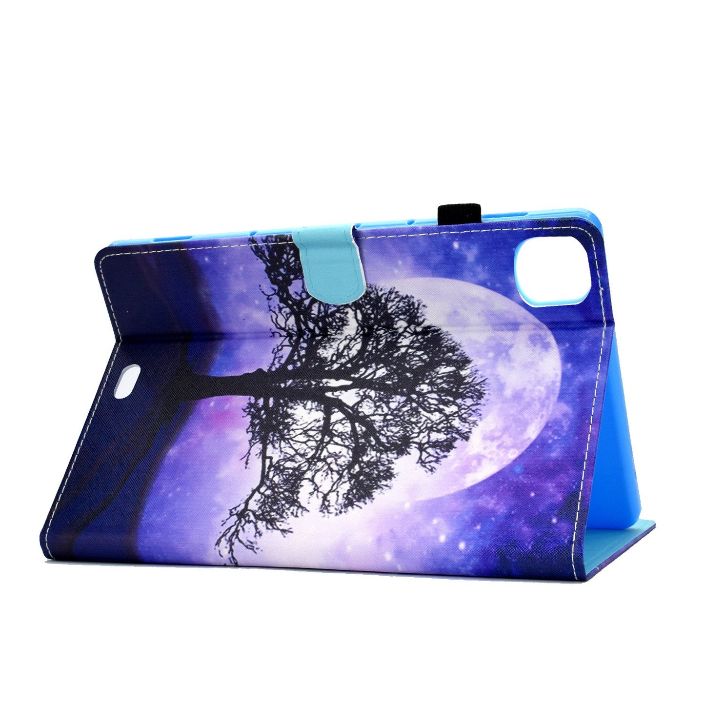 For iPad Pro 11-inch (2018) / (2020) / Air (2020) / (2022) Pattern Printing Tablet Case Stitching PU Leather Card Slots Stand Cover with Pencil Holder