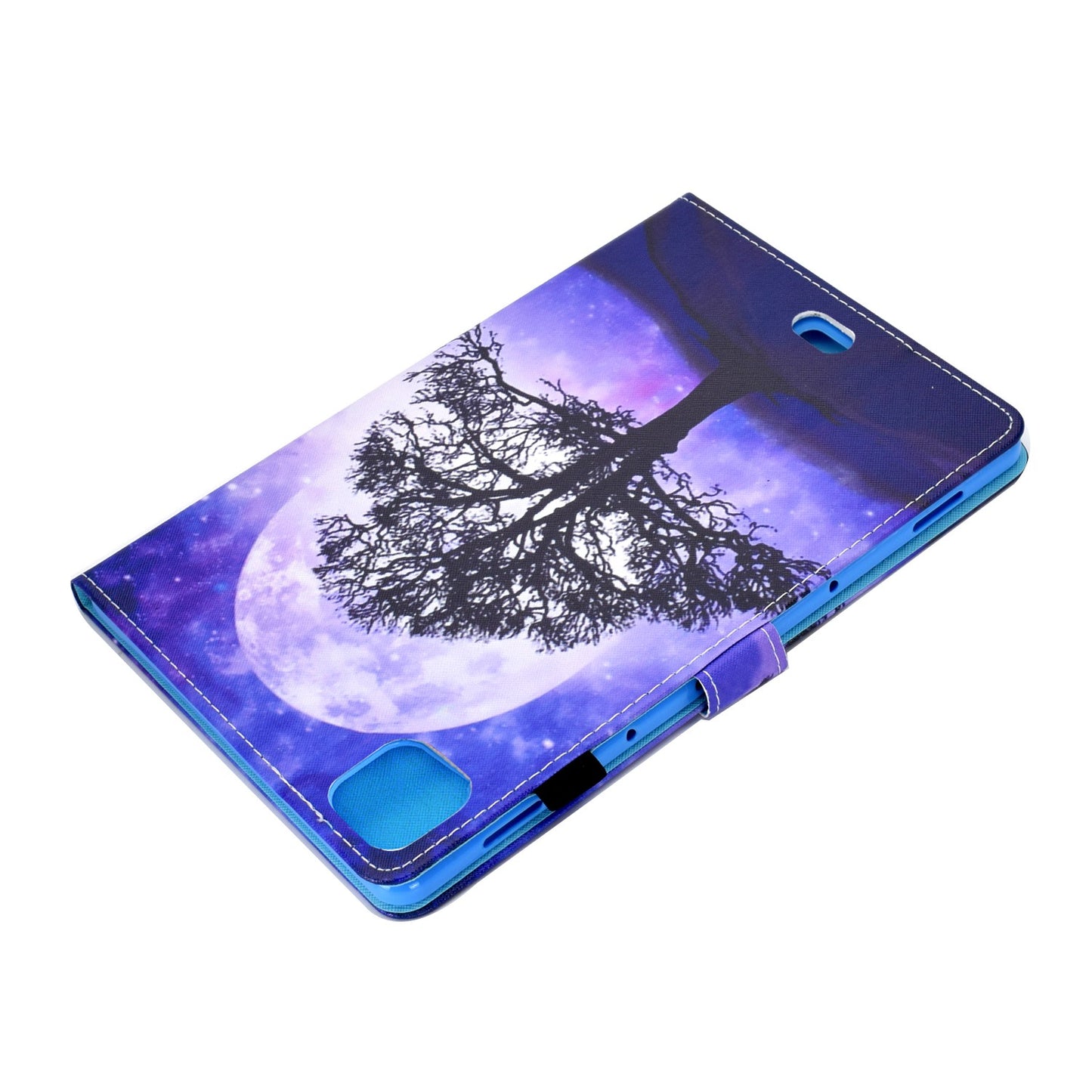 For iPad Pro 11-inch (2018) / (2020) / Air (2020) / (2022) Pattern Printing Tablet Case Stitching PU Leather Card Slots Stand Cover with Pencil Holder