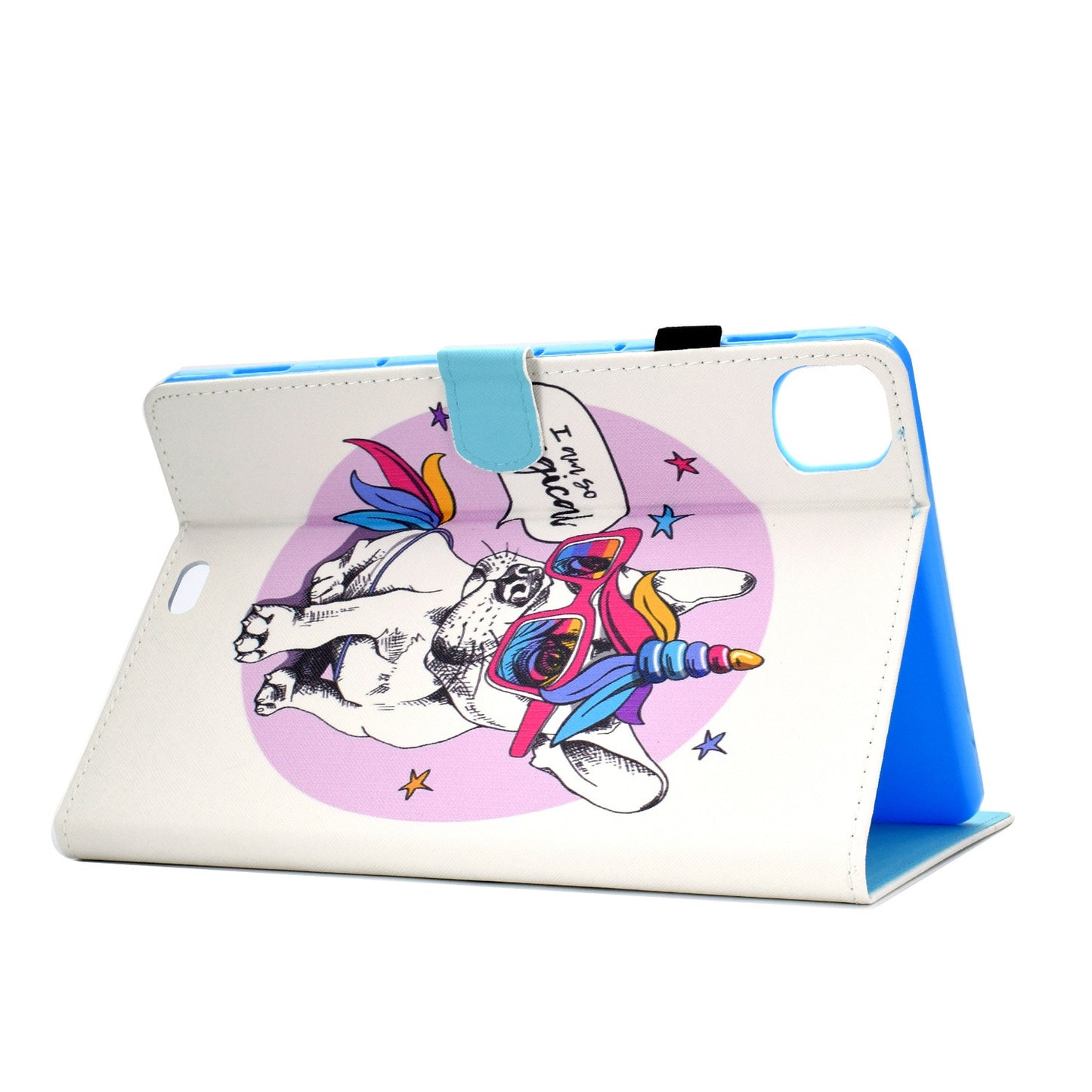 For iPad Pro 11-inch (2018) / (2020) / Air (2020) / (2022) Pattern Printing Tablet Case Stitching PU Leather Card Slots Stand Cover with Pencil Holder