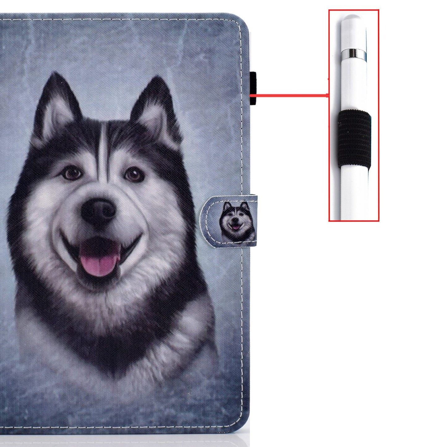 For iPad Pro 11-inch (2018) / (2020) / Air (2020) / (2022) Pattern Printing Tablet Case Stitching PU Leather Card Slots Stand Cover with Pencil Holder