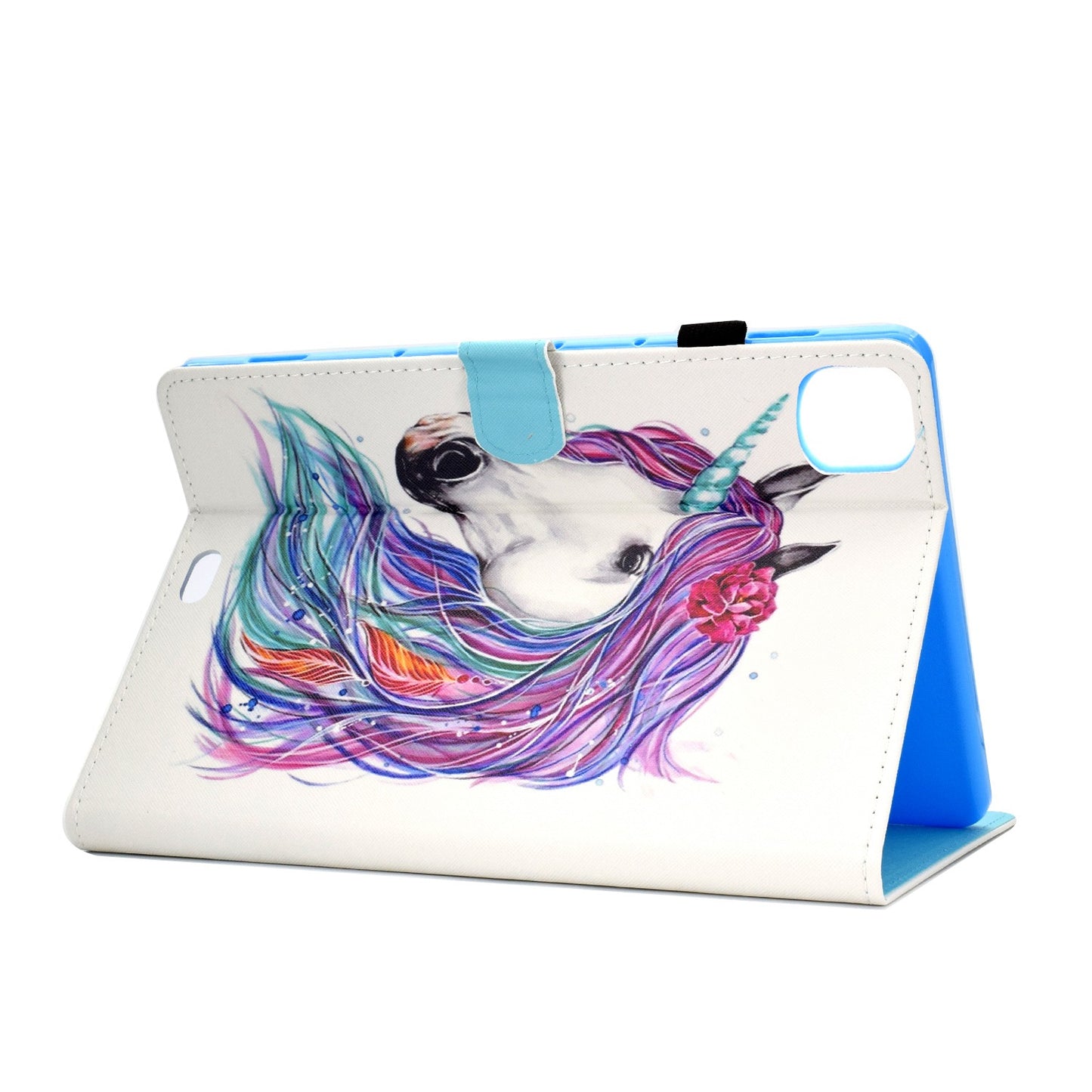 For iPad Pro 11-inch (2018) / (2020) / Air (2020) / (2022) Pattern Printing Tablet Case Stitching PU Leather Card Slots Stand Cover with Pencil Holder