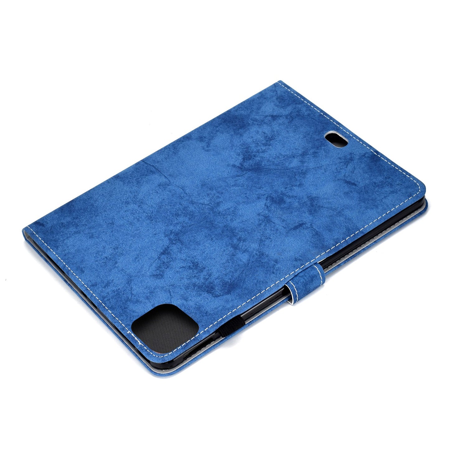 For iPad Pro 11-inch (2018) / (2020) / Air (2020) / (2022) Cloth Texture Tablet Case Solid Color PU Leather Anti-scratch Stand Flip Magnetic Cover with Card Holder