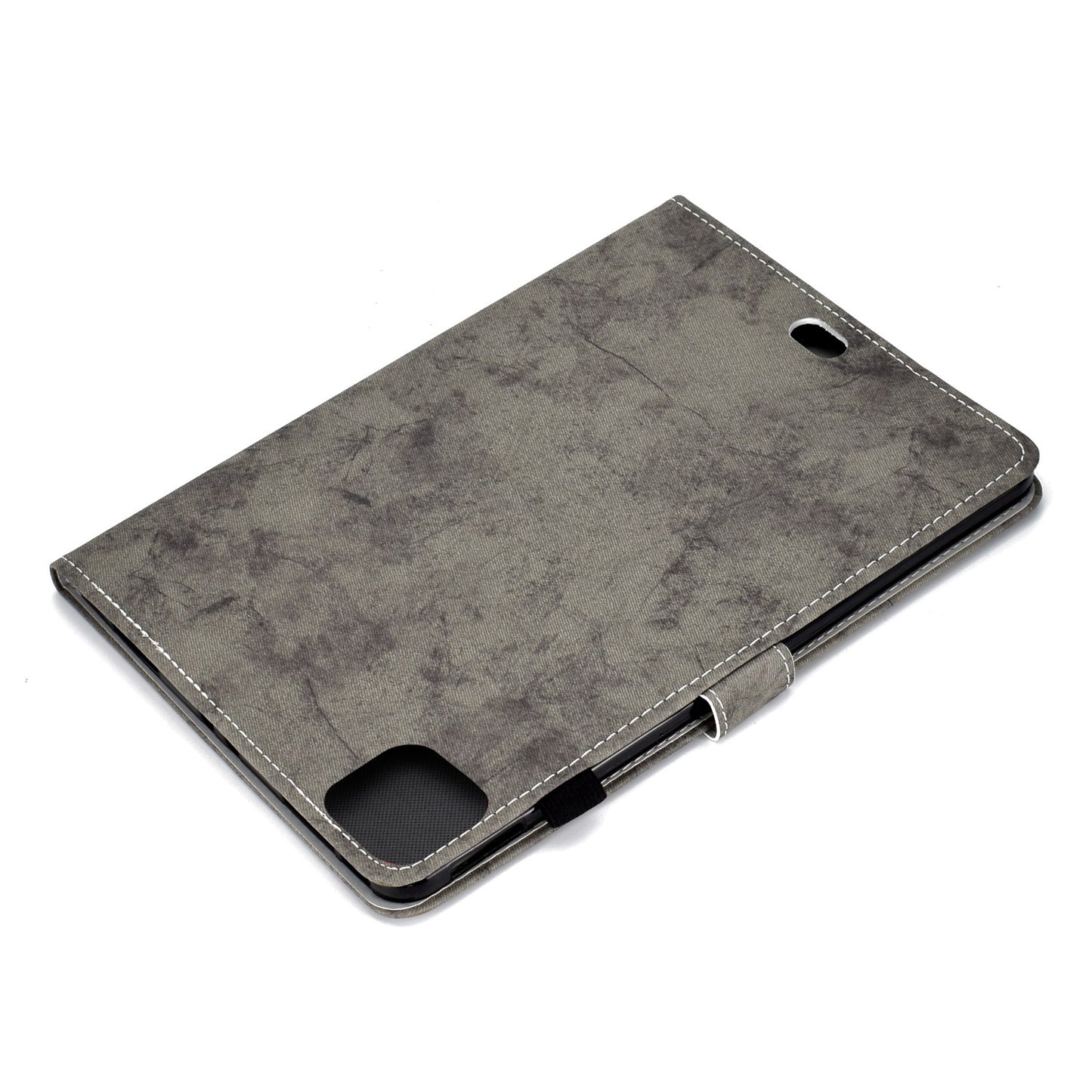 For iPad Pro 11-inch (2018) / (2020) / Air (2020) / (2022) Cloth Texture Tablet Case Solid Color PU Leather Anti-scratch Stand Flip Magnetic Cover with Card Holder