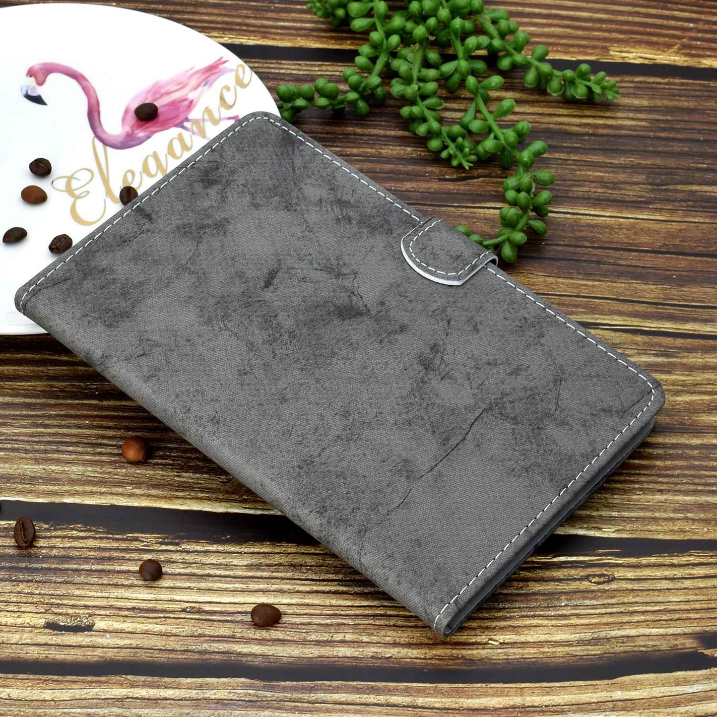 For iPad Pro 11-inch (2018) / (2020) / Air (2020) / (2022) Cloth Texture Tablet Case Solid Color PU Leather Anti-scratch Stand Flip Magnetic Cover with Card Holder