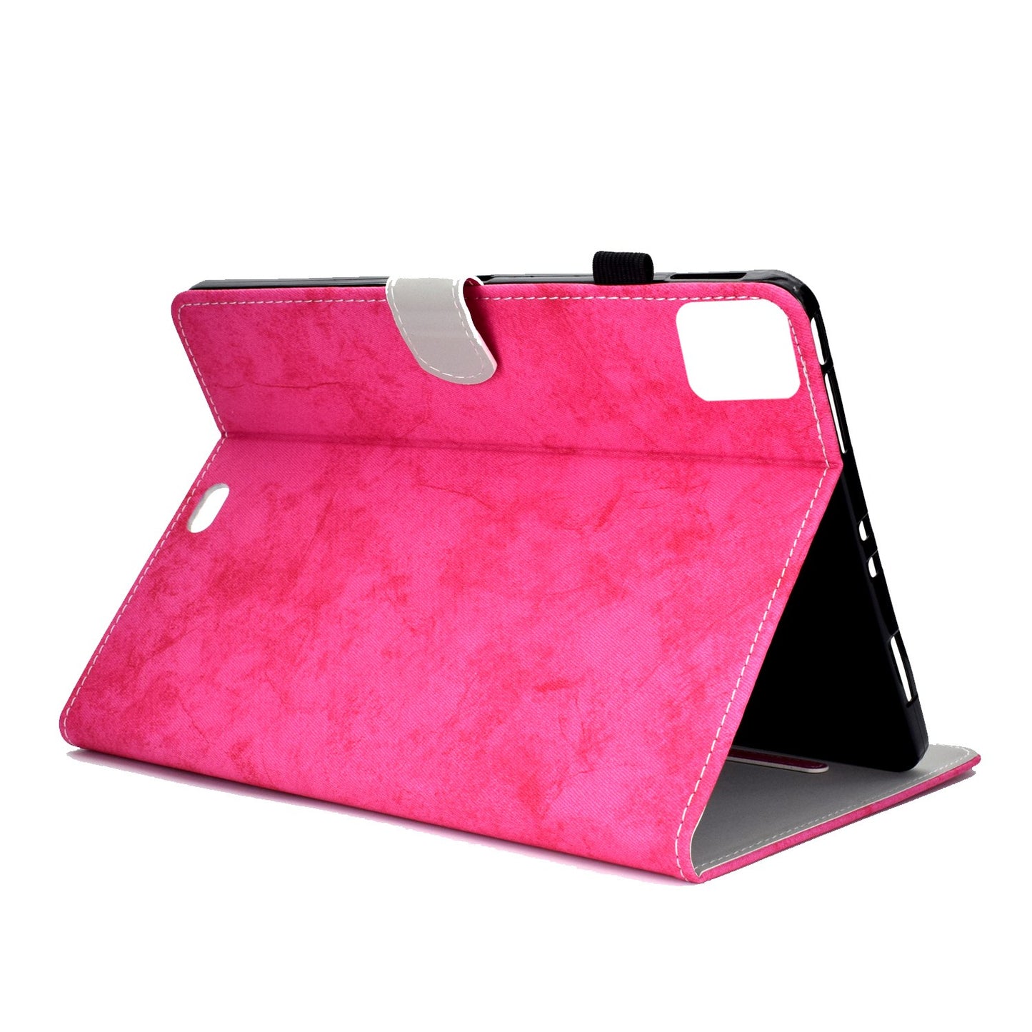 For iPad Pro 11-inch (2018) / (2020) / Air (2020) / (2022) Cloth Texture Tablet Case Solid Color PU Leather Anti-scratch Stand Flip Magnetic Cover with Card Holder