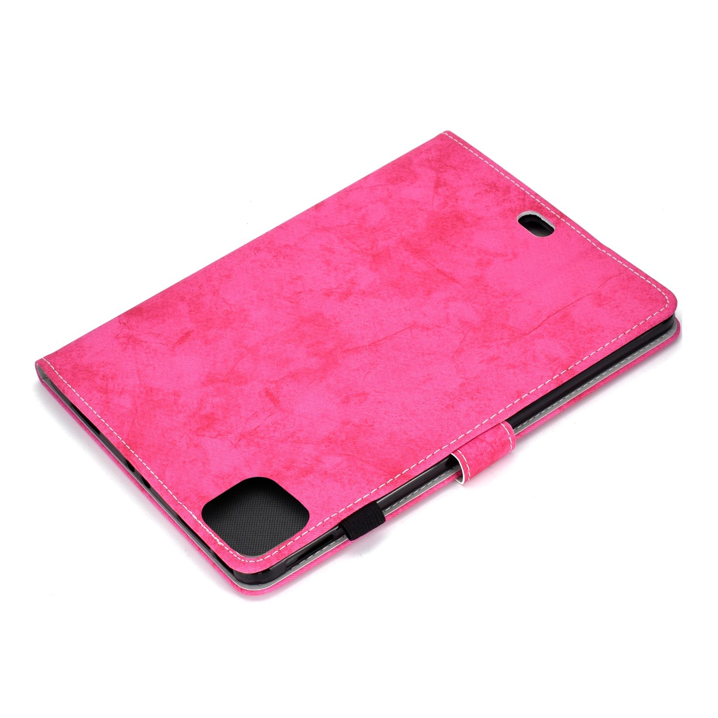 For iPad Pro 11-inch (2018) / (2020) / Air (2020) / (2022) Cloth Texture Tablet Case Solid Color PU Leather Anti-scratch Stand Flip Magnetic Cover with Card Holder