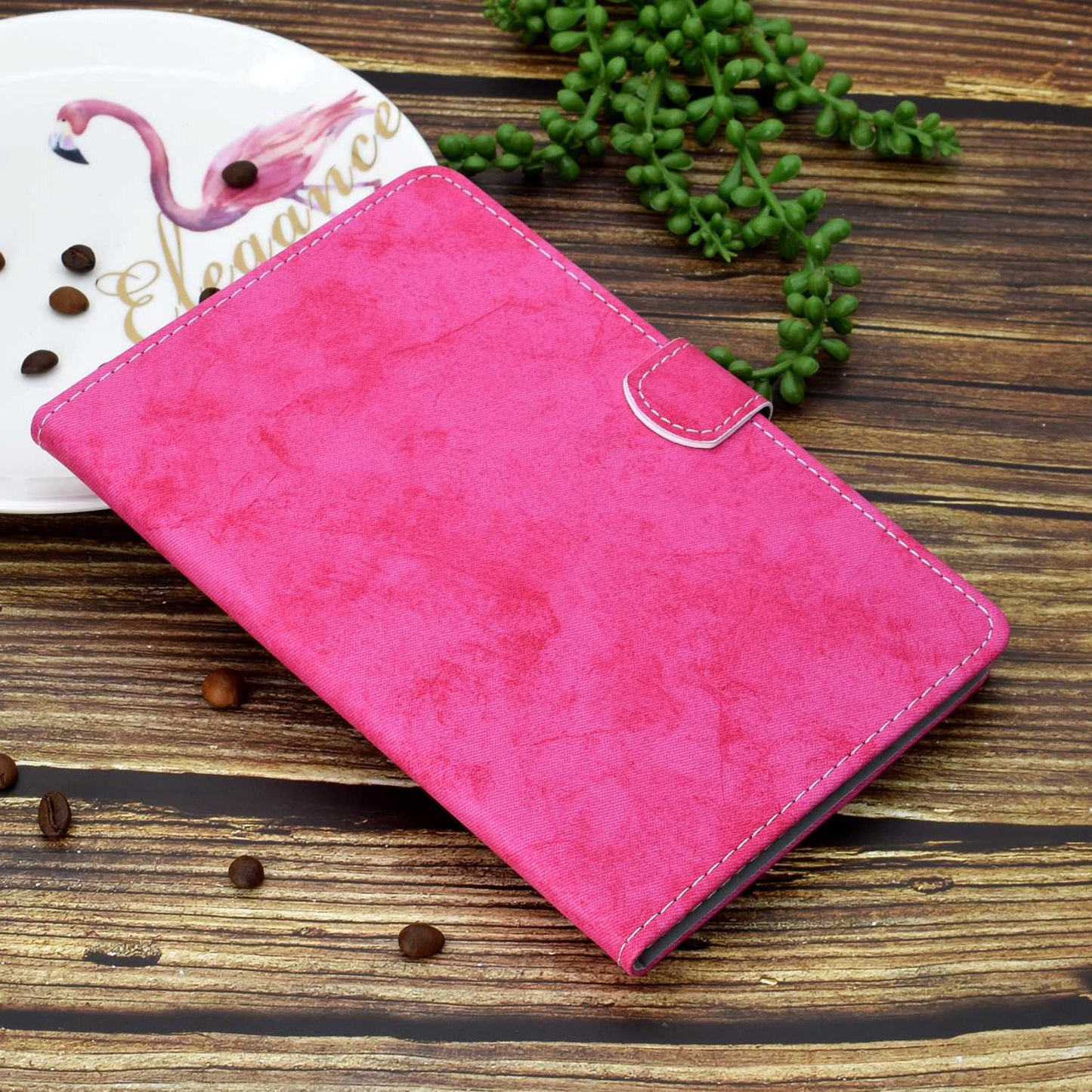 For iPad Pro 11-inch (2018) / (2020) / Air (2020) / (2022) Cloth Texture Tablet Case Solid Color PU Leather Anti-scratch Stand Flip Magnetic Cover with Card Holder