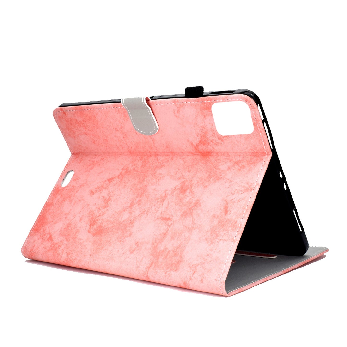 For iPad Pro 11-inch (2018) / (2020) / Air (2020) / (2022) Cloth Texture Tablet Case Solid Color PU Leather Anti-scratch Stand Flip Magnetic Cover with Card Holder