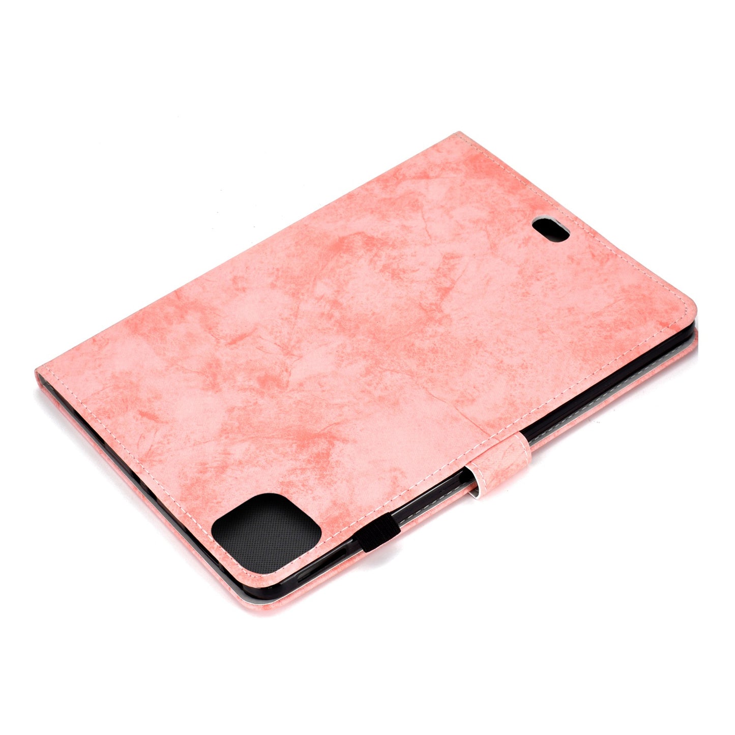 For iPad Pro 11-inch (2018) / (2020) / Air (2020) / (2022) Cloth Texture Tablet Case Solid Color PU Leather Anti-scratch Stand Flip Magnetic Cover with Card Holder