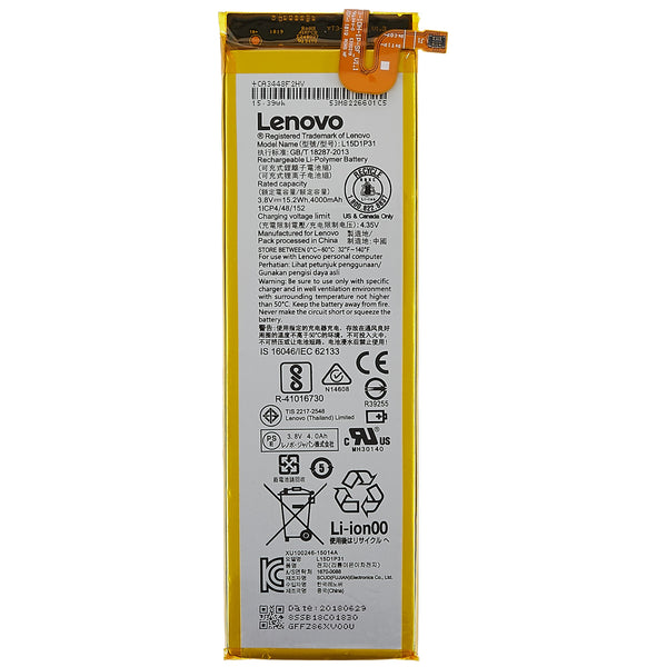 For Lenovo Yoga Tab 3 Pro 3.8V 4000mAh Li-ion Polymer Battery Replacement Part (Encode: L15D1P31)