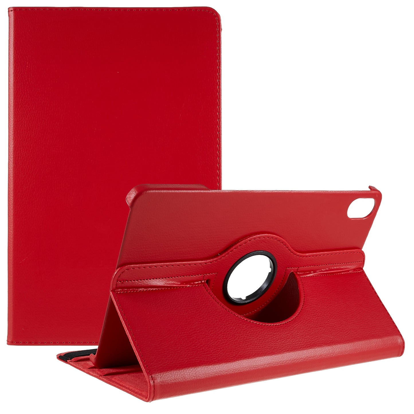For Honor Pad 8 Drop-proof Anti-shock Leather Tablet Case 360-degree Rotating Protective Cover with Stand