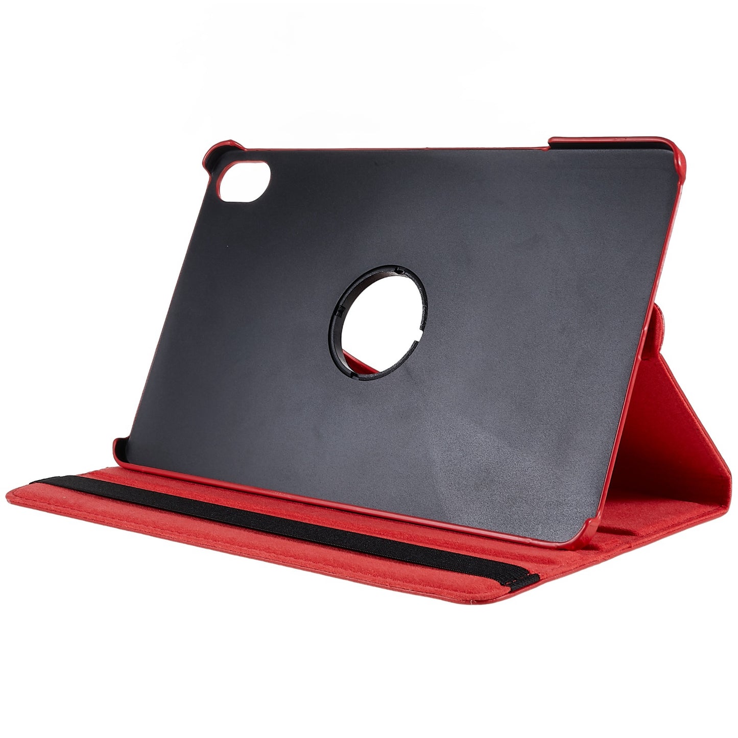 For Honor Pad 8 Drop-proof Anti-shock Leather Tablet Case 360-degree Rotating Protective Cover with Stand
