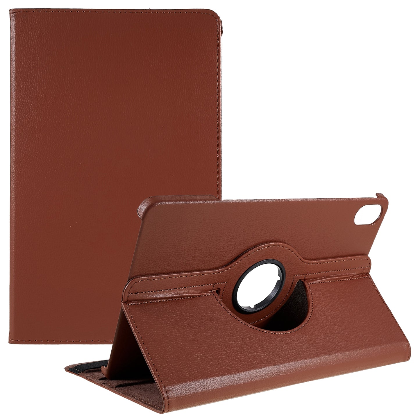 For Honor Pad 8 Drop-proof Anti-shock Leather Tablet Case 360-degree Rotating Protective Cover with Stand