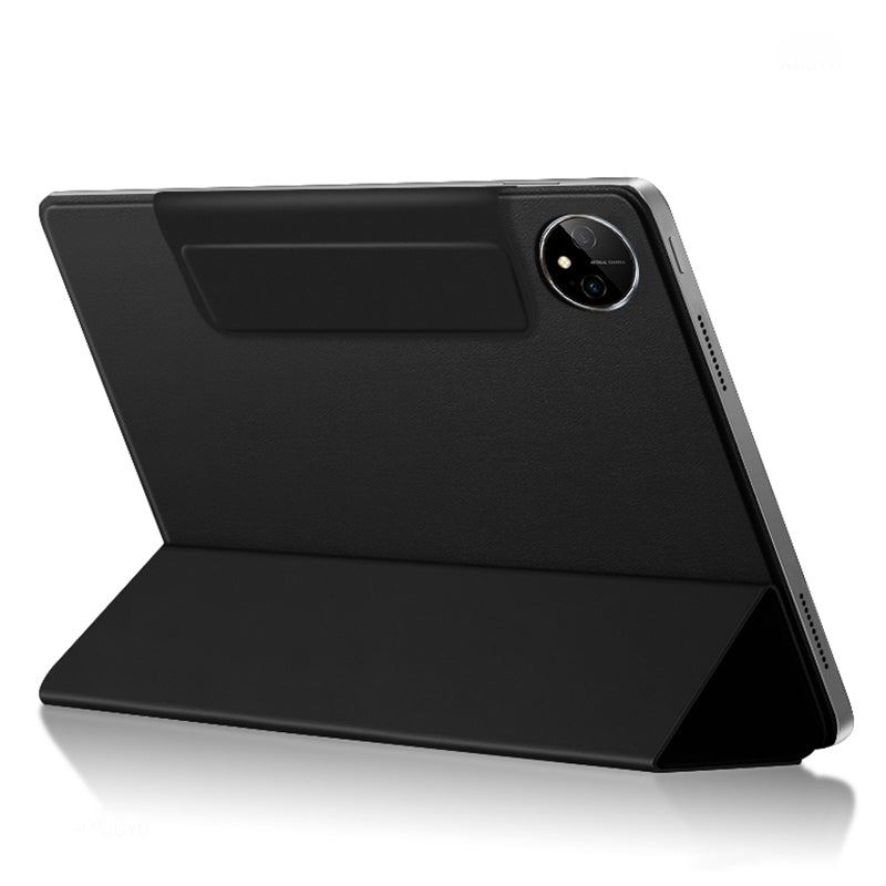 For Huawei MatePad Pro 11 (2022) Magnetic Closing PU Leather Tablet Case Folio Flip Tri-fold Stand Design Cover