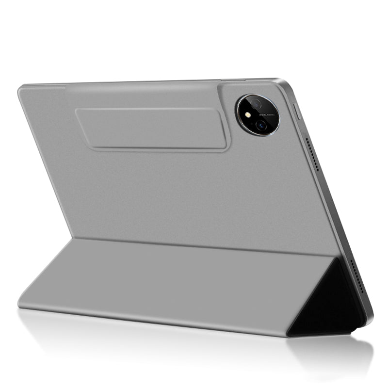 For Huawei MatePad Pro 11 (2022) Magnetic Closing PU Leather Tablet Case Folio Flip Tri-fold Stand Design Cover