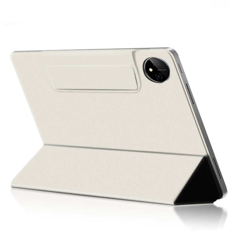 For Huawei MatePad Pro 11 (2022) Magnetic Closing PU Leather Tablet Case Folio Flip Tri-fold Stand Design Cover