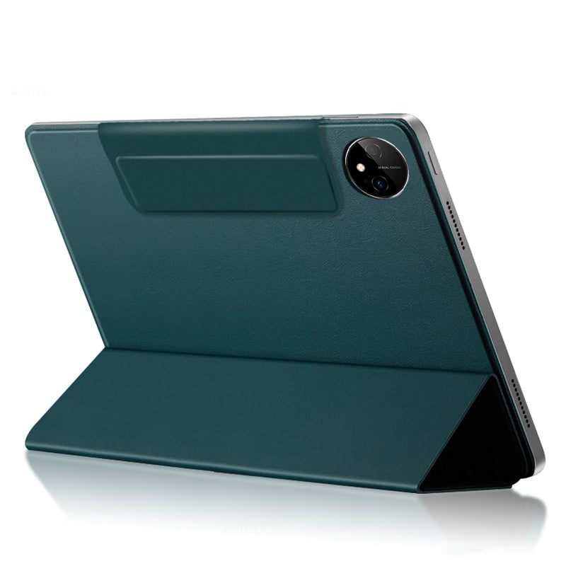 For Huawei MatePad Pro 11 (2022) Magnetic Closing PU Leather Tablet Case Folio Flip Tri-fold Stand Design Cover
