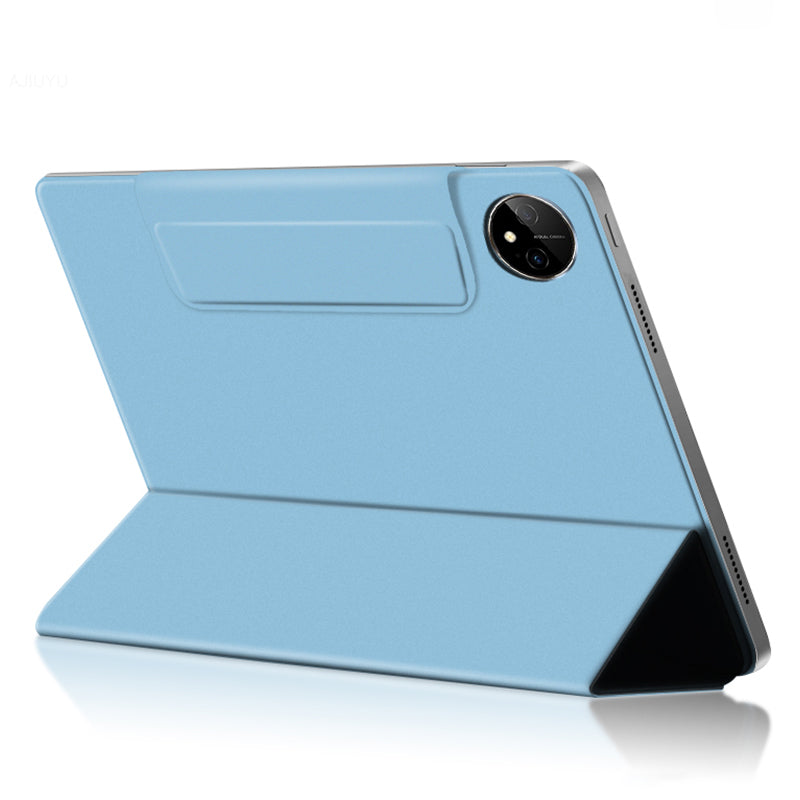 For Huawei MatePad Pro 11 (2022) Magnetic Closing PU Leather Tablet Case Folio Flip Tri-fold Stand Design Cover