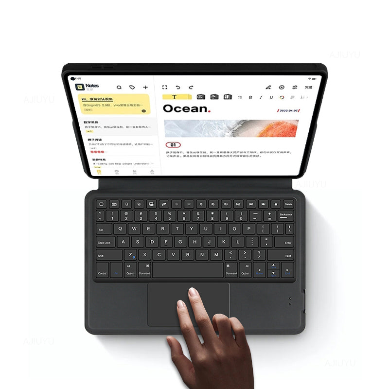For Huawei MatePad Pro 11 (2022) Integrated Bluetooth Keyboard Case with TouchPad Anti-Drop Tablet Protective Stand Cover