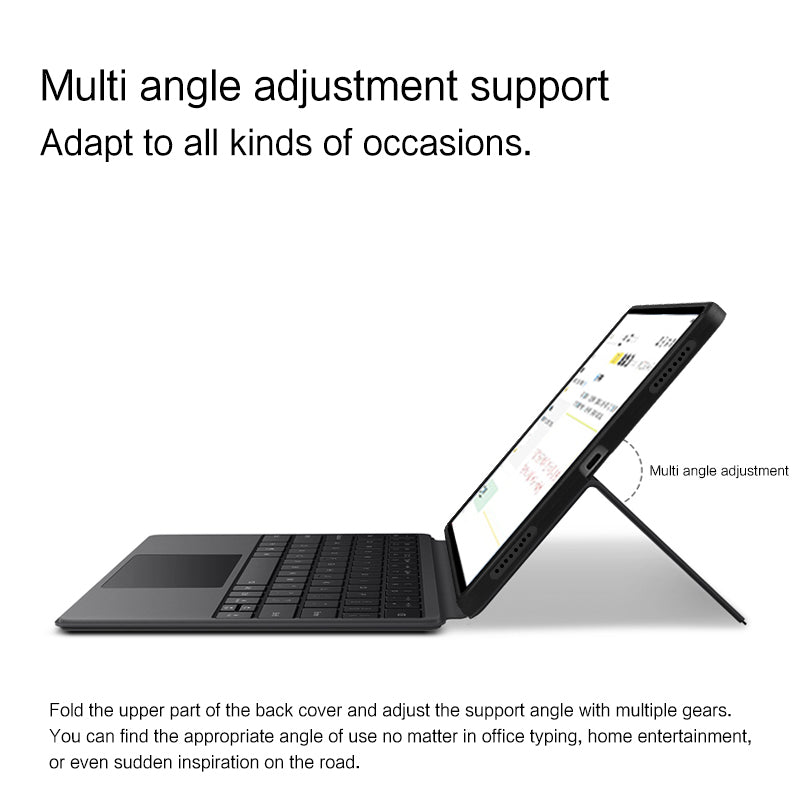 For Huawei MatePad Pro 11 (2022) Integrated Bluetooth Keyboard Case with TouchPad Anti-Drop Tablet Protective Stand Cover