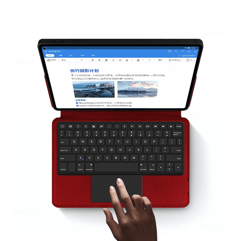 For Huawei MatePad Pro 11 (2022) Integrated Bluetooth Keyboard Case with TouchPad Anti-Drop Tablet Protective Stand Cover