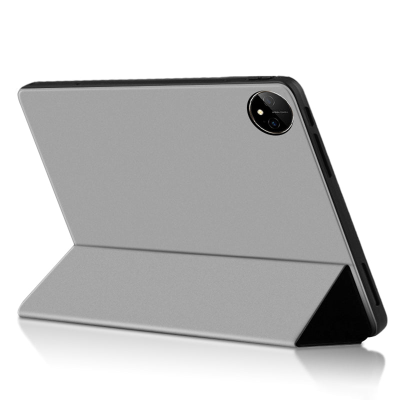 For Huawei MatePad Pro 11 (2022) Folio Flip Anti-fall Protective Cover TPU+PU Leather Skin-touch Tablet Case with Three-fold Stand